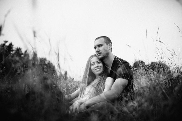 Schwarz-weiß Paarbilder