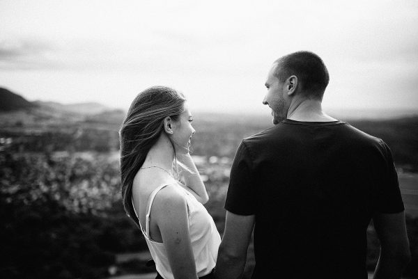 Schwarz-weiß Paarbilder