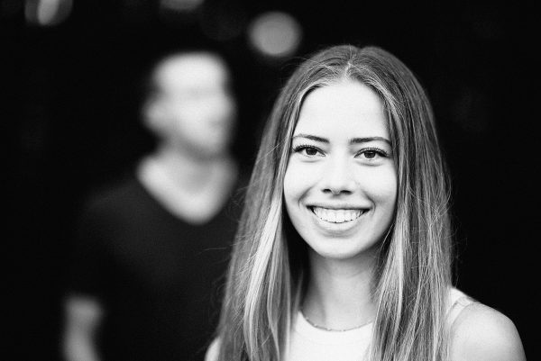 Schwarz-weiß Paarbilder