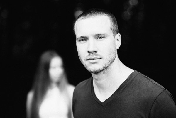 Schwarz-weiß Paarbilder