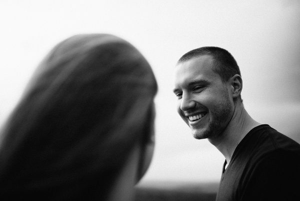 Schwarz-weiß Paarbilder